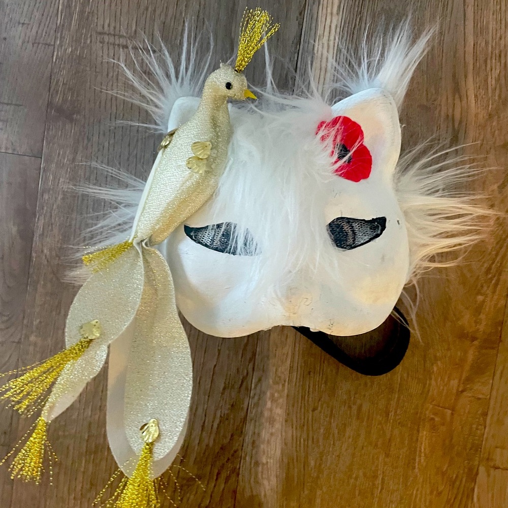 Handmade therian mask